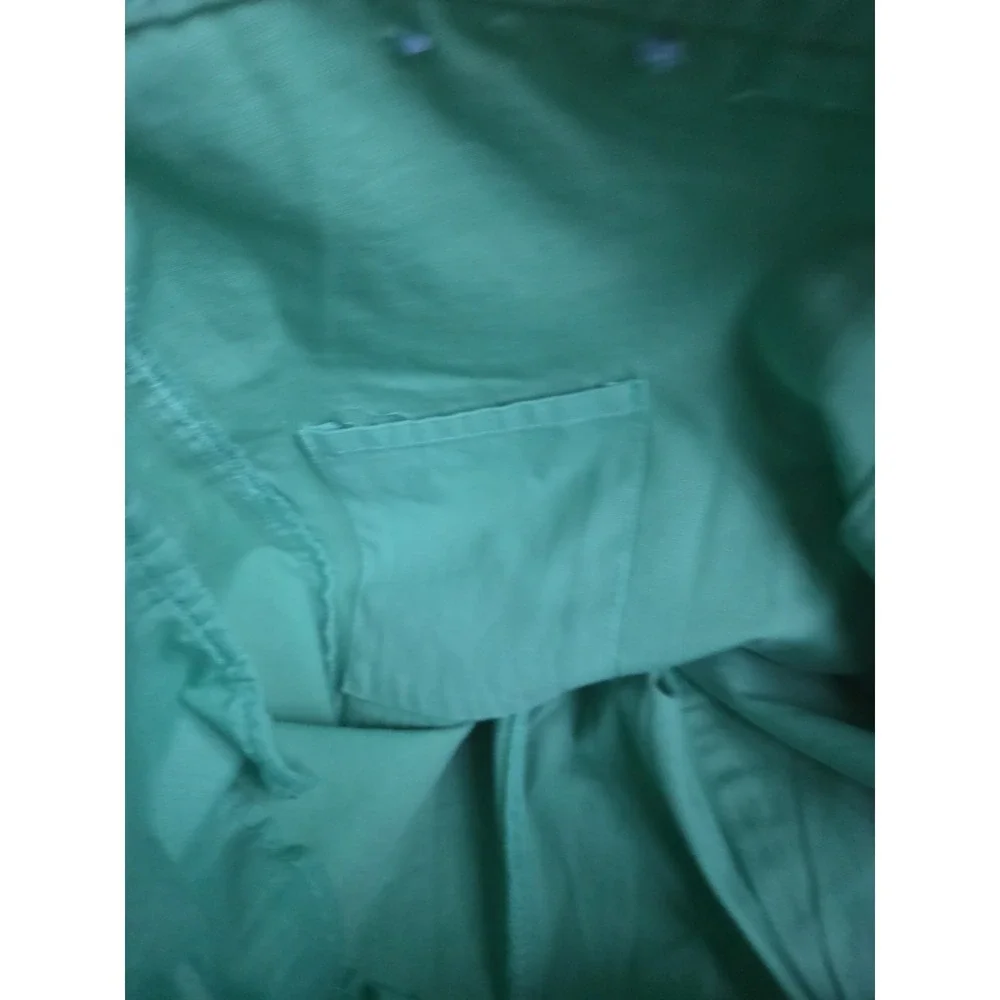 Hook & Tackle Beer Can Island Shorts Men's Size 34 Light Green Cotton